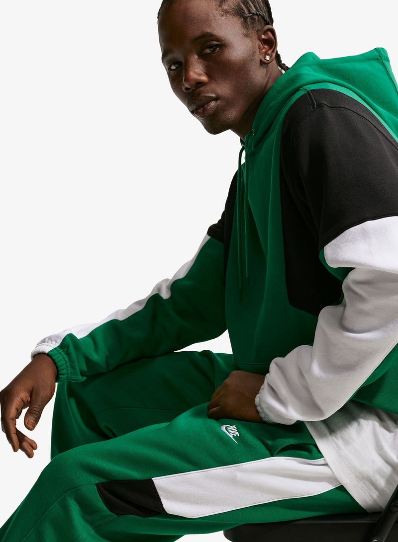 Nike Club Fleece Graphic Track Jacket - Image 5